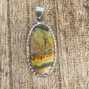 Bumblebee Jasper Pendant